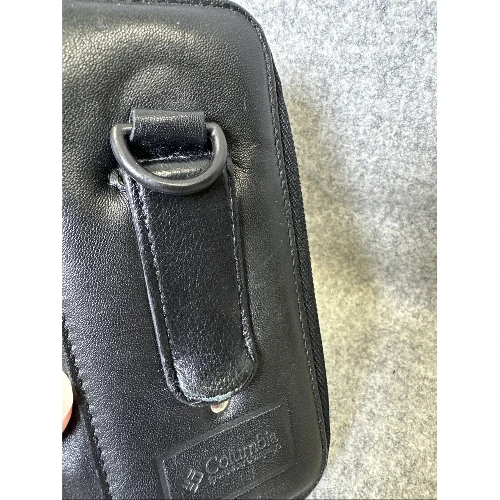 Columbia‎ Carry Case Leather Holster Wallet Small Phone Holder Belt Clip